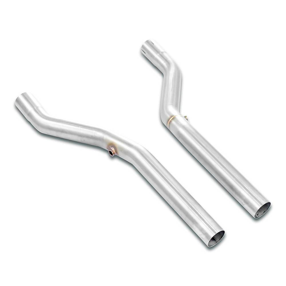 Tubes avant Droit - Gauche Supersprint pour BMW E46 - Tous les modèles (Pour conversion moteur V8 m62 4.4i - 4.6i) - MS accessoires Auto