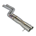 Tuyaux Front sections Droite - Gauche + "X-Pipe" Supersprint pour BMW E46/5 325ti Compact (Pour conversion moteur N51 / N52 / N52N / N53) - MS accessoires Auto