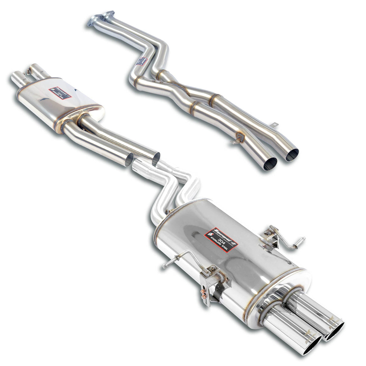 Ligne d'échappement Sport Sound package Supersprint pour BMW E46 325i (Berline - Break) ' 01 -> - MS accessoires Auto