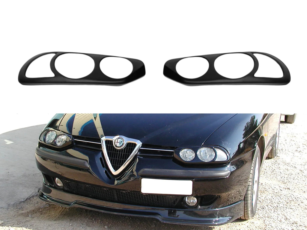2 Headlight covers for Alfa Romeo 156