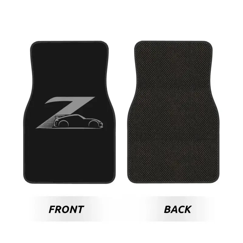 4 tapis de sol avant et arrière avec dos en caoutchouc antidérapant Compatibles avec la Nissan 370z Z34