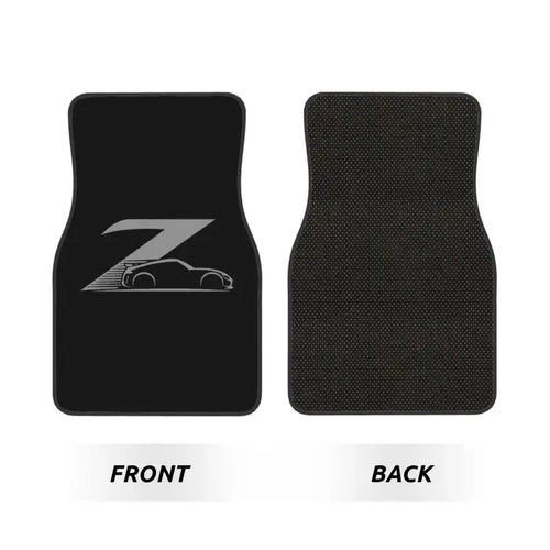 4 tapis de sol avant et arrière avec dos en caoutchouc antidérapant Compatibles avec la Nissan 370z Z34