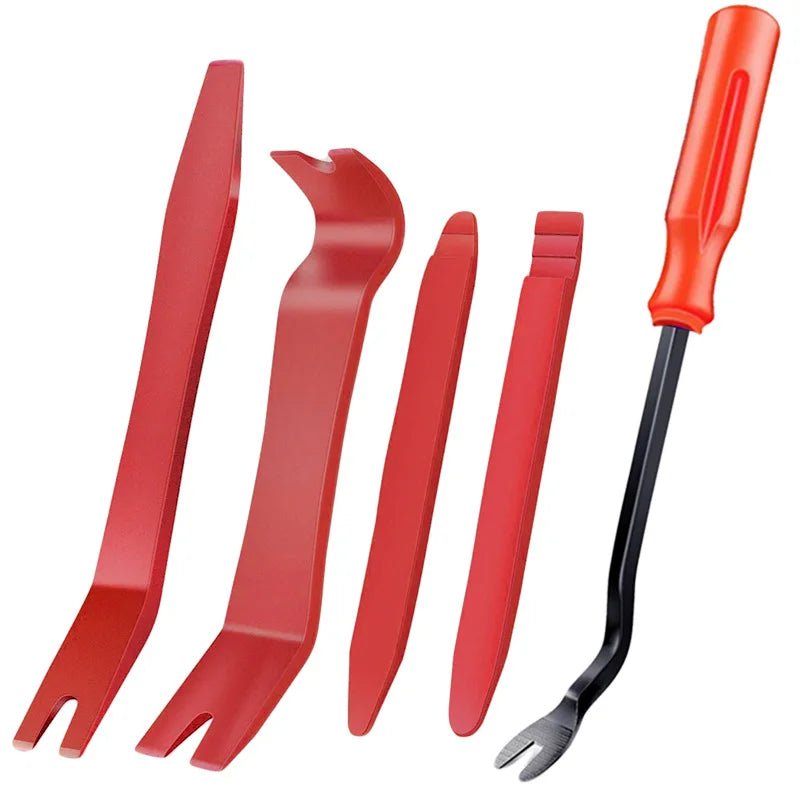 Kit d'outils pour le démontage d'accessoires automobiles pour Audi, BMW, Renault, Peugeot, Citroen, Alfa romeo, Fiat, Ford, Honda, Hyundai, Mazda, Mercedes, Mini, Mitsubishi, Nissan, Opel, Porsche, Toyota, Volkswagen, Seat - MS accessoires Auto
