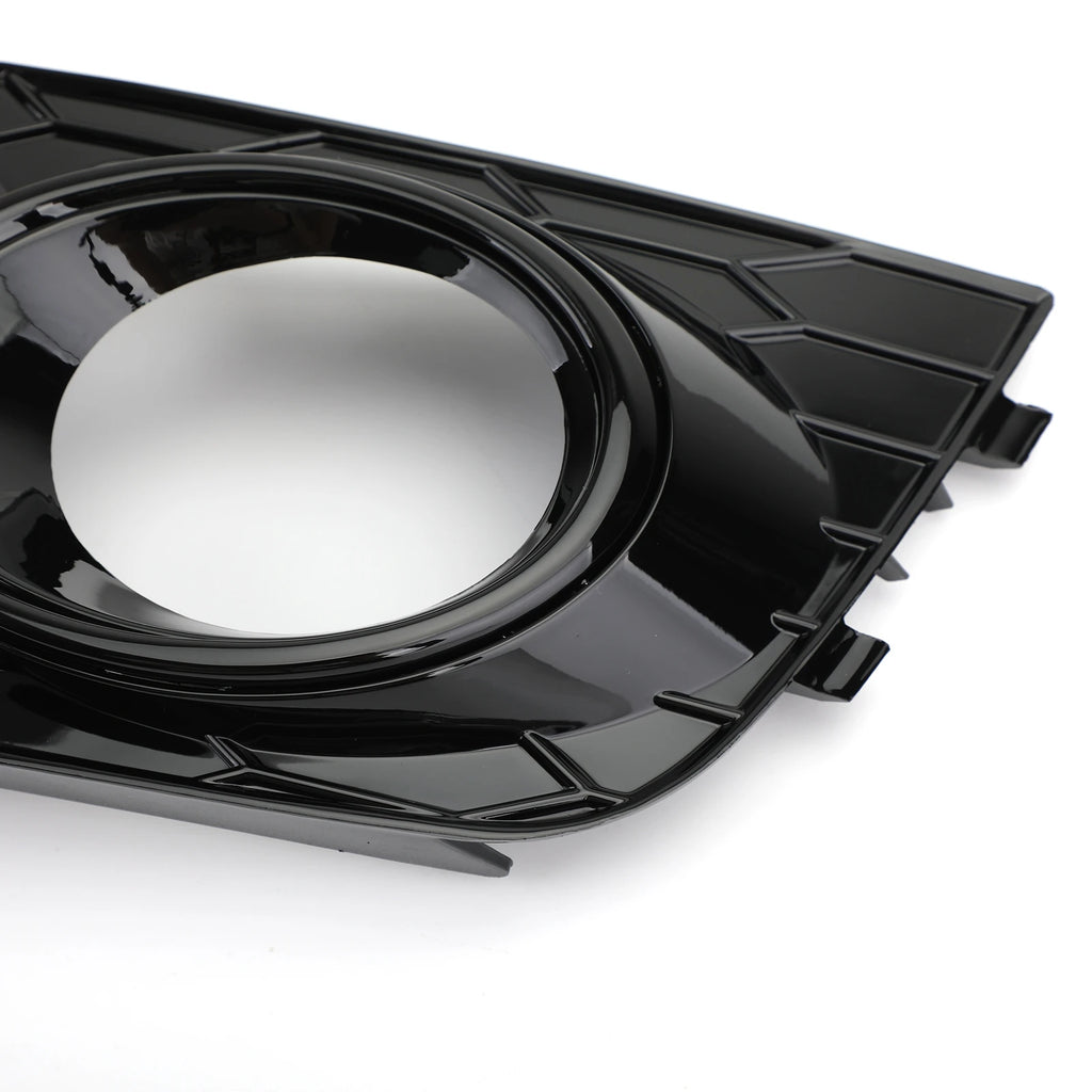 1 paire de grilles d'aération ouvertes en nid d'abeille pour phares antibrouillard Audi A4 B8 (2009, 2010, 2011, 2012)