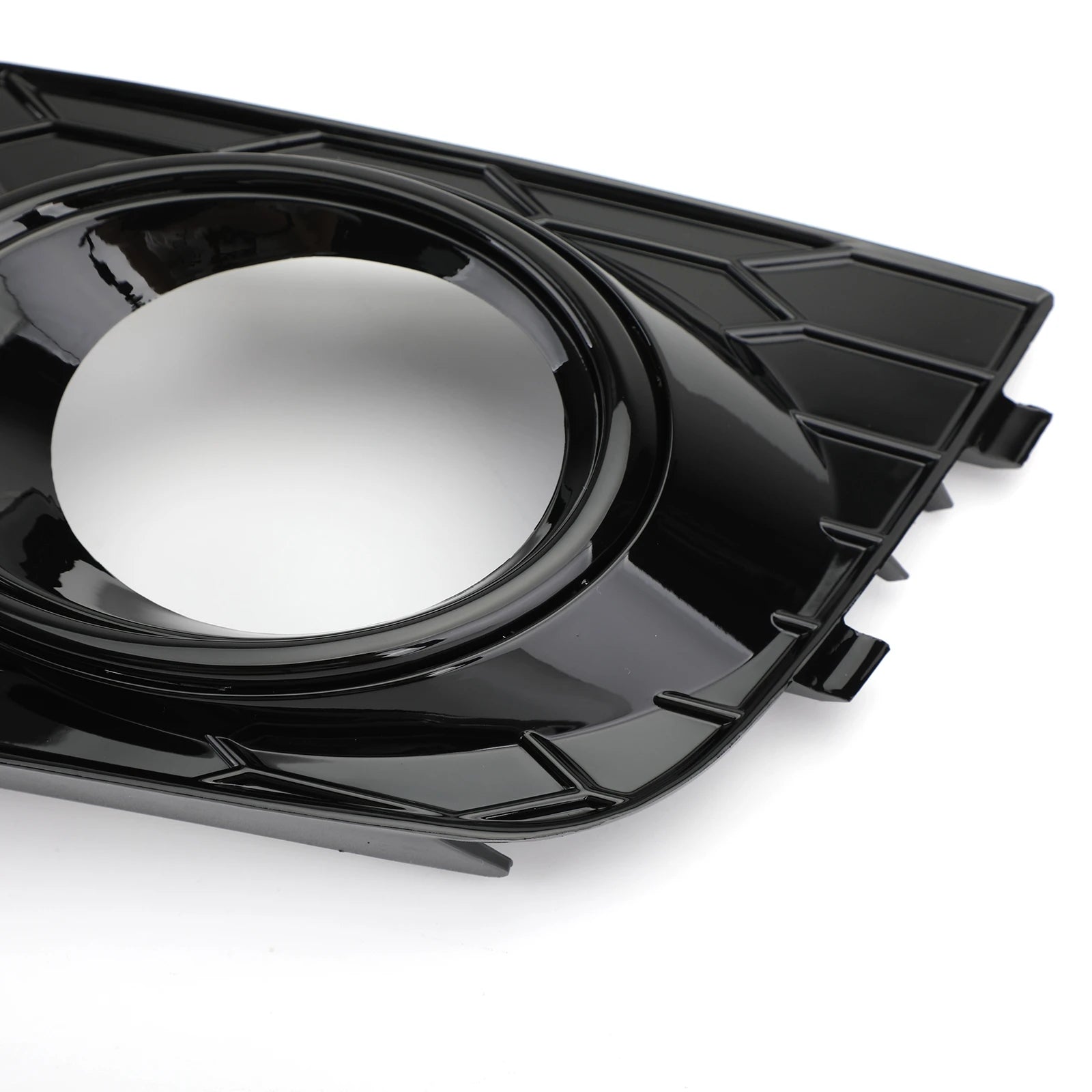 1 paire de grilles d'aération ouvertes en nid d'abeille pour phares antibrouillard Audi A4 B8 (2009, 2010, 2011, 2012)