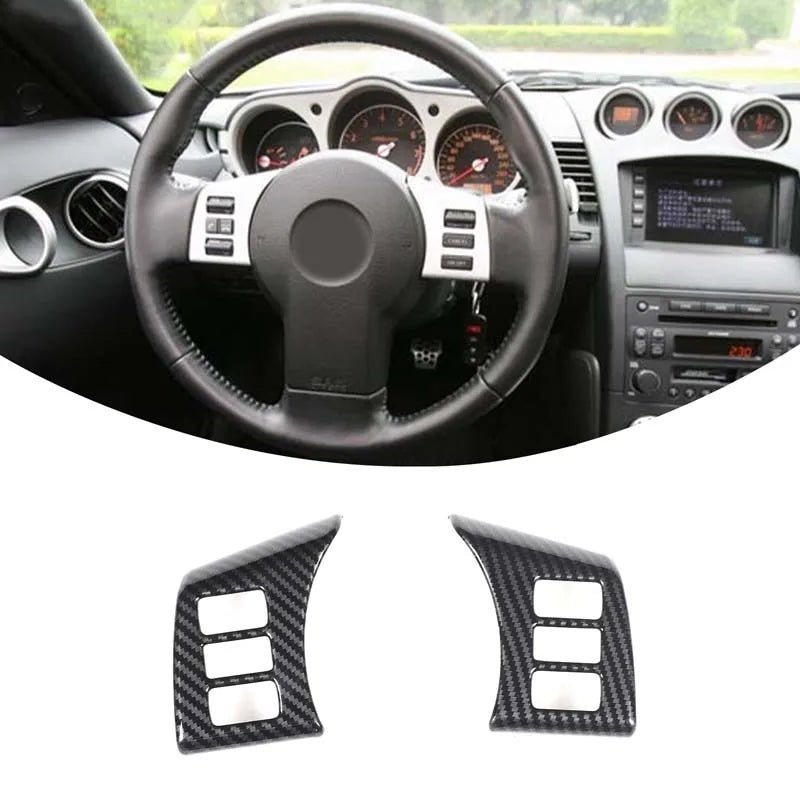Interior and exterior carbon fiber trims for Nissan 350Z Z33 2003-2006