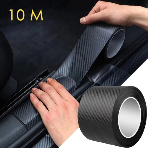 Bande de protection adhésive en nano - fibre de carbone ( matt ) pour intérieurs ou extérieurs de voiture – Film de protection à poser soi - même, imperméable pour Audi, BMW, Renault, Peugeot, Citroen, Alfa romeo, Fiat - MS accessoires Auto
