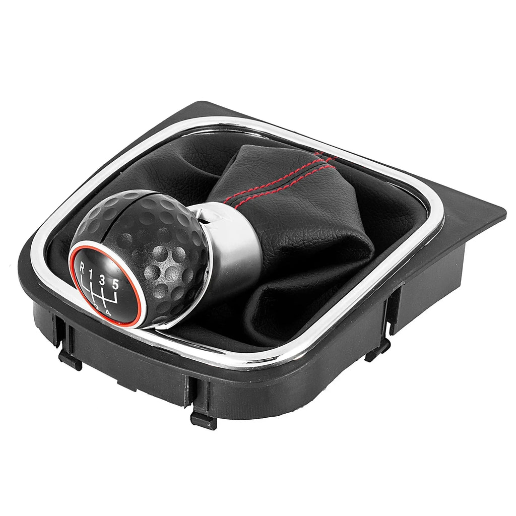 Gear shift knob with protective boot for Volkswagen Golf 5 MK5, R32, GTD, GTI, Golf 6 MK6, R20 (2004-2013)