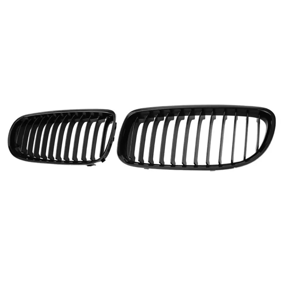 Calandre de course à double lamelle en Noire brillante pour pare chocs avant style « Diamonds » pour BMW Série 3 E90/E91 (2009-2012)