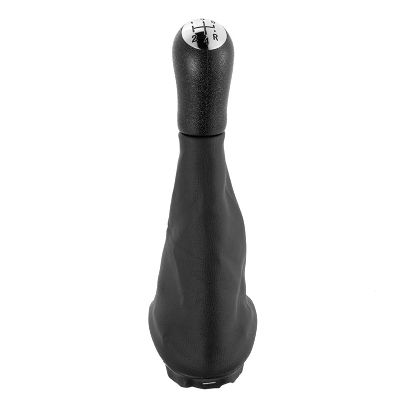Pommeau de levier de vitesses à 5 rapports avec soufflet de protection pour Renault Clio 2, Clio 3, Mégane 2, Scénique 2, Kangoo - MS accessoires Auto