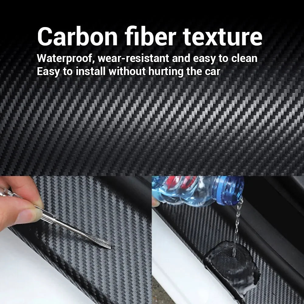 Bande de protection adhésive en nano - fibre de carbone ( matt ) pour intérieurs ou extérieurs de voiture – Film de protection à poser soi - même, imperméable pour Audi, BMW, Renault, Peugeot, Citroen, Alfa romeo, Fiat - MS accessoires Auto