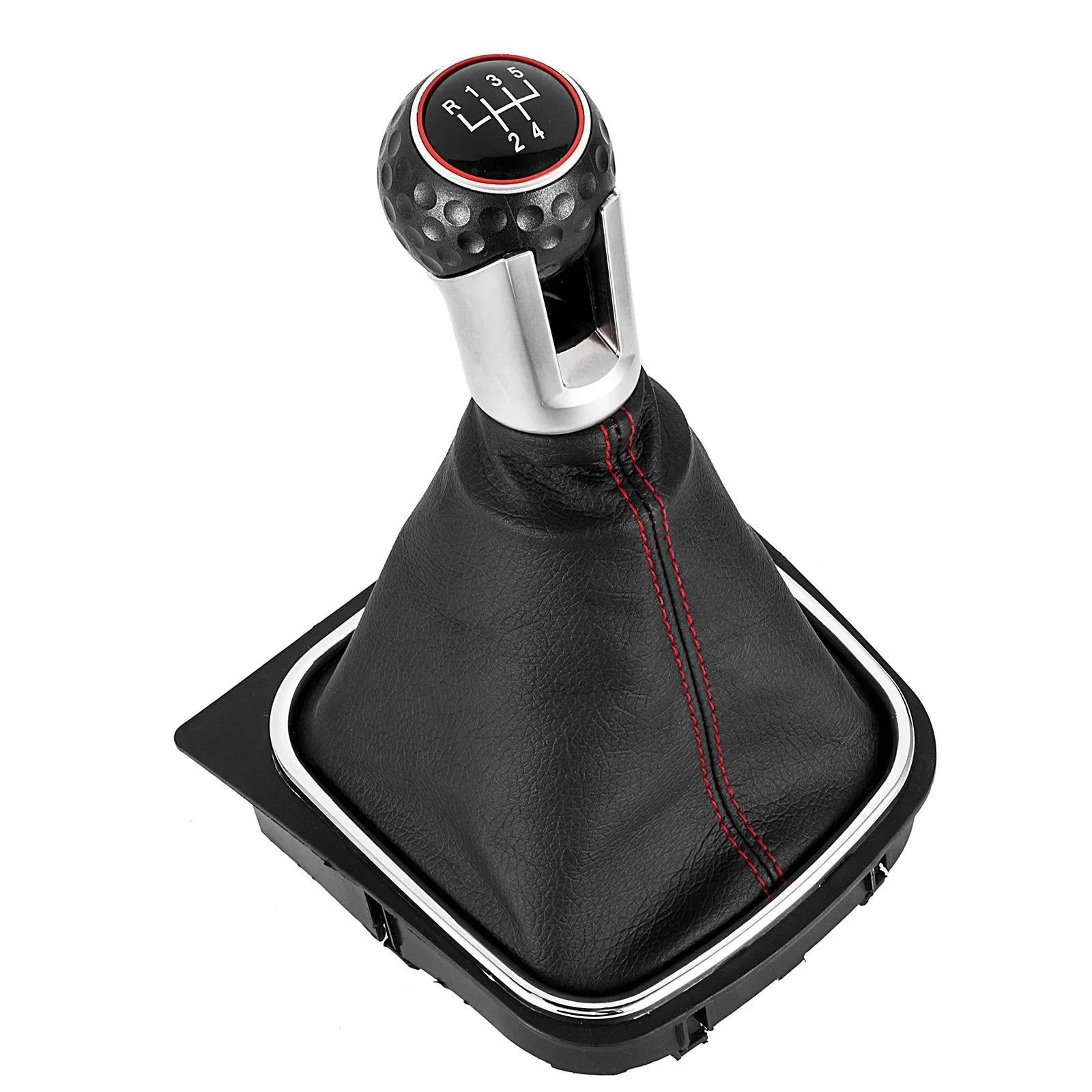 Gear shift knob with protective boot for Volkswagen Golf 5 MK5, R32, GTD, GTI, Golf 6 MK6, R20 (2004-2013)