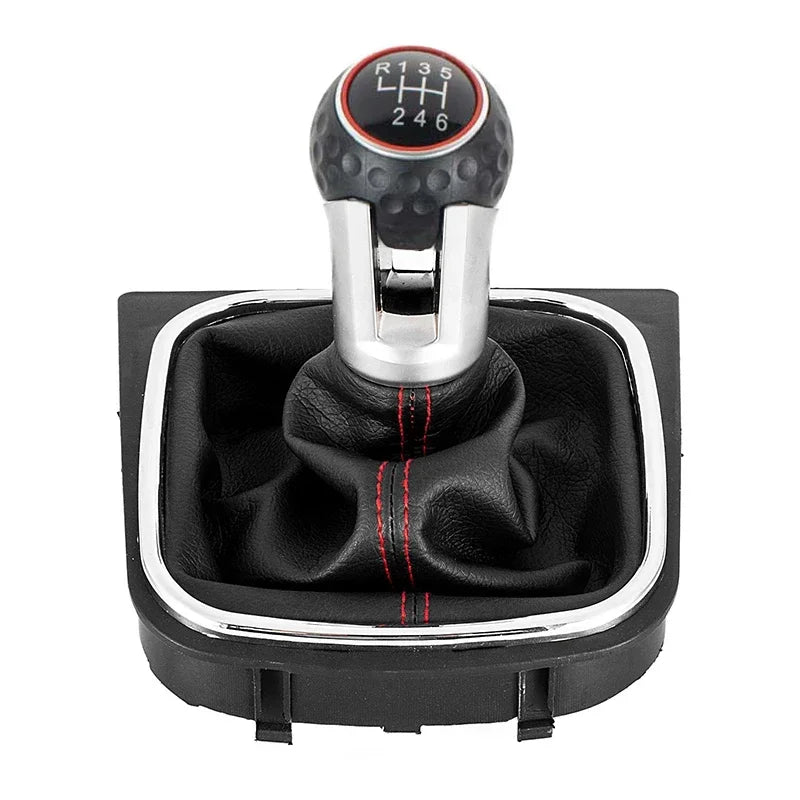 Gear shift knob with protective boot for Volkswagen Golf 5 MK5, R32, GTD, GTI, Golf 6 MK6, R20 (2004-2013)
