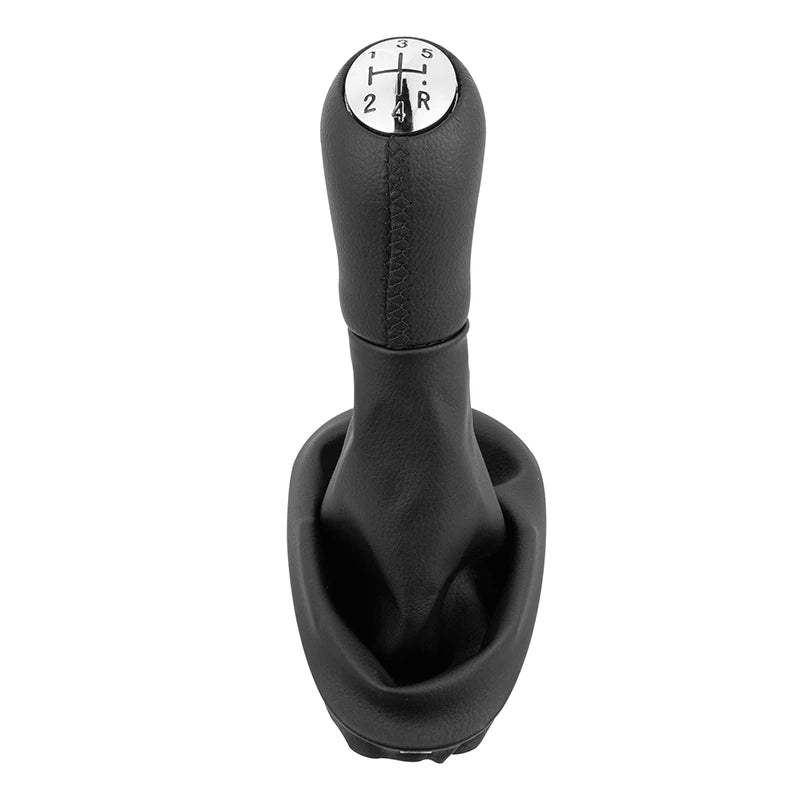 Pommeau de levier de vitesses à 5 rapports avec soufflet de protection pour Renault Clio 2, Clio 3, Mégane 2, Scénique 2, Kangoo - MS accessoires Auto