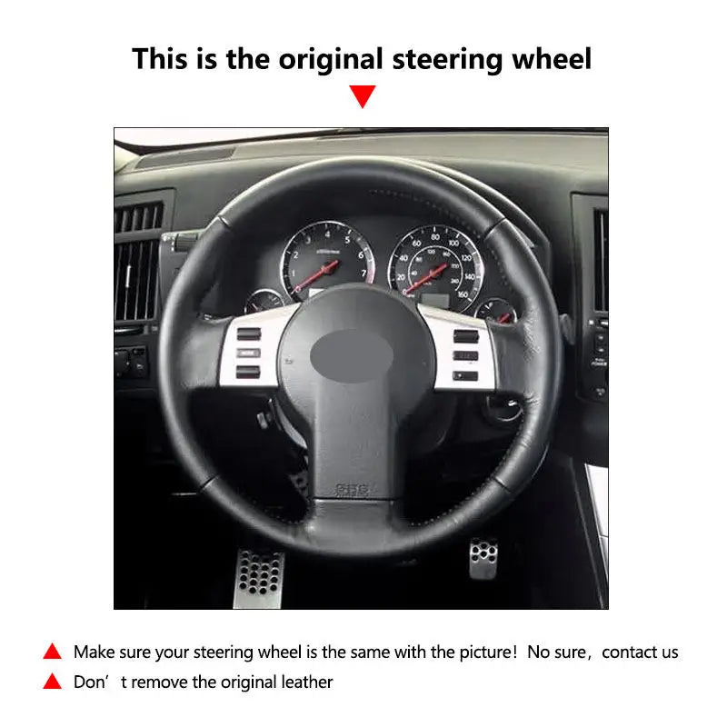 Lenkradbezug aus Mikrofaserleder für Nissan 350Z (2003 - 2009)