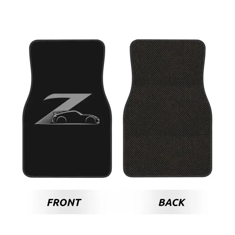 4 tapis de sol avant et arrière avec dos en caoutchouc antidérapant Compatibles avec la Nissan 370z Z34