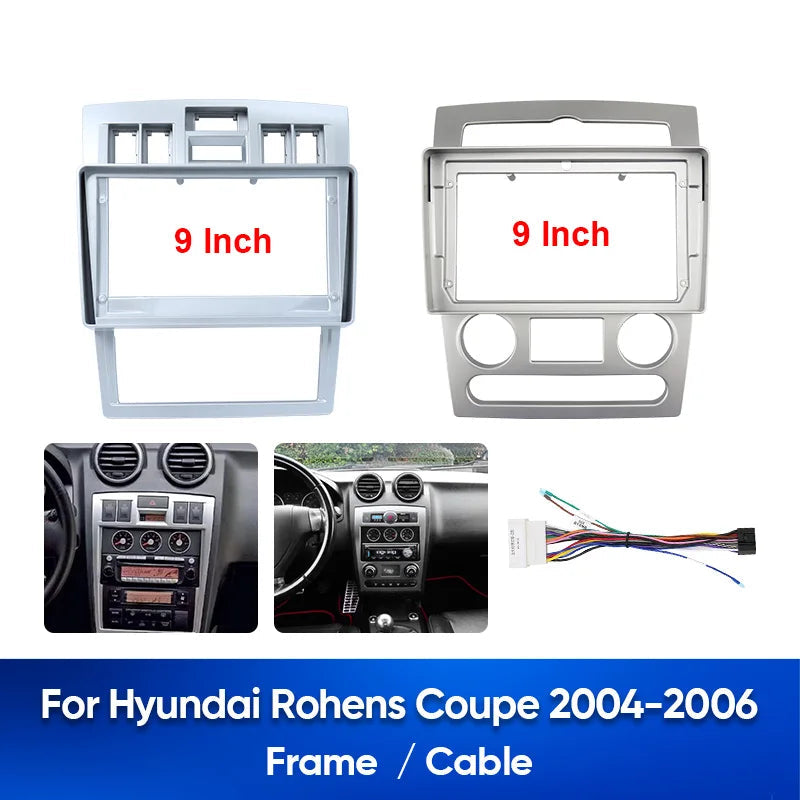 9-inch Android Dashboard Frame for Hyundai Coupe 2002 - 2006