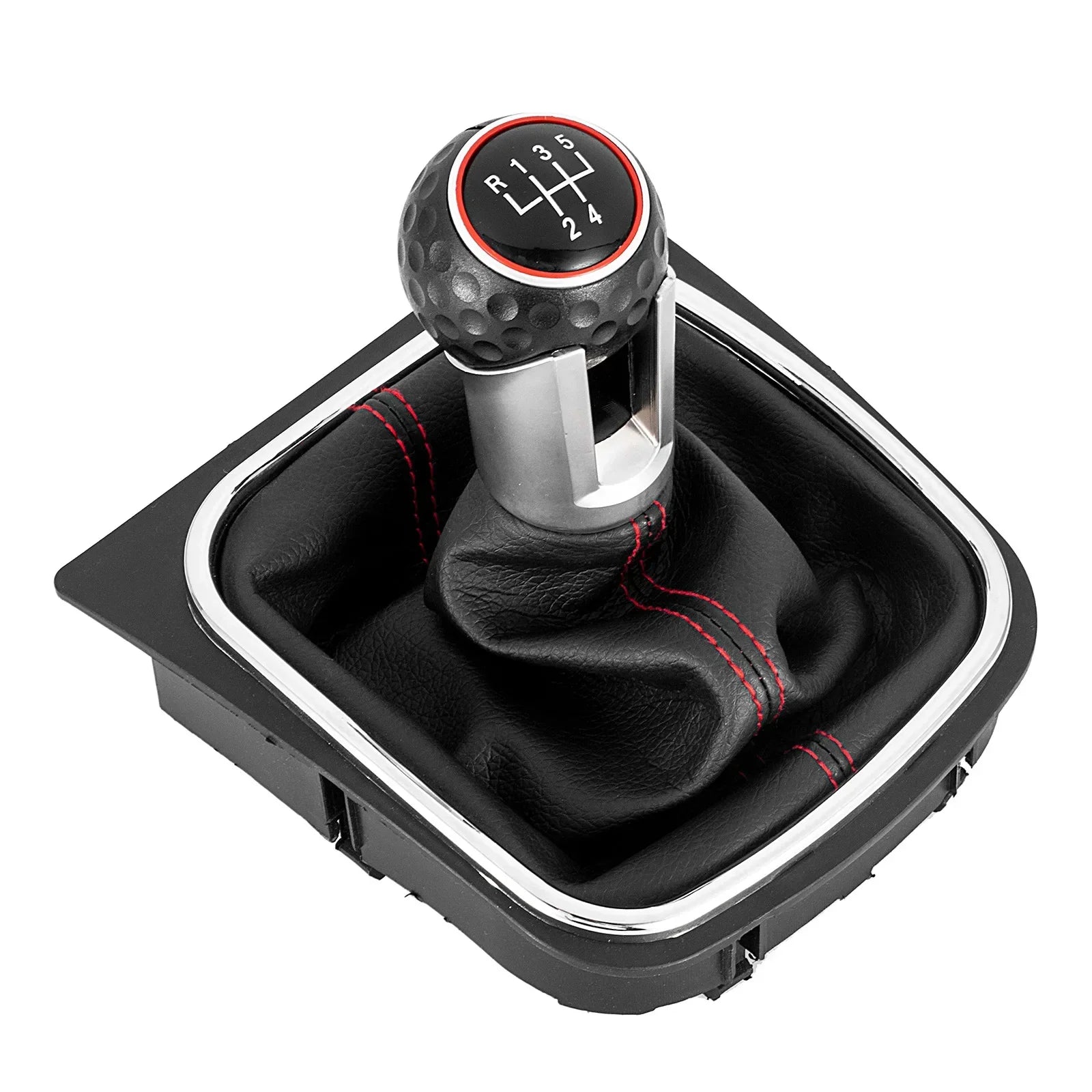 Gear shift knob with protective boot for Volkswagen Golf 5 MK5, R32, GTD, GTI, Golf 6 MK6, R20 (2004-2013)