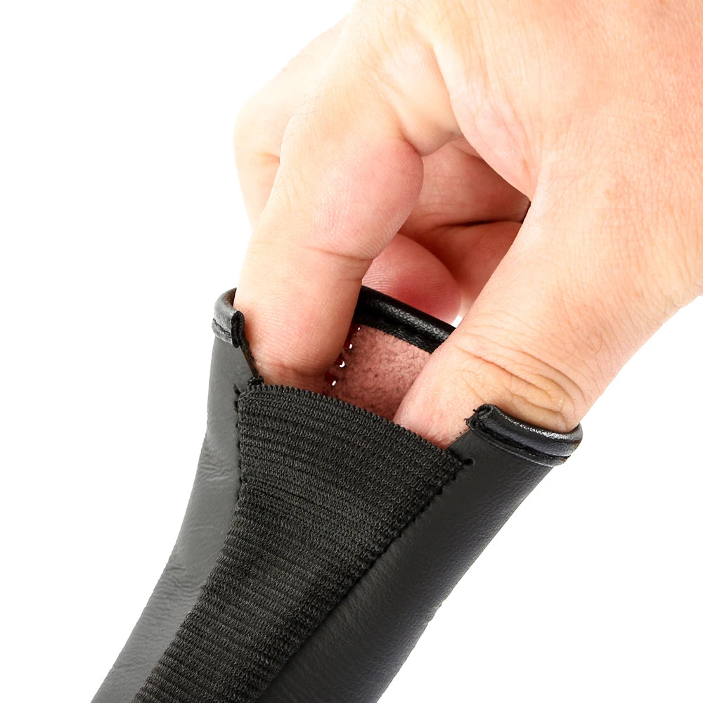 Carbon fiber protective cover for leather handbrake lever for Audi, BMW, Renault, Peugeot, Citroen, Alfa Romeo, Fiat, Ford, Honda, Hyundai, Mazda, Mercedes, Mini, Mitsubishi, Nissan, Opel, Porsche