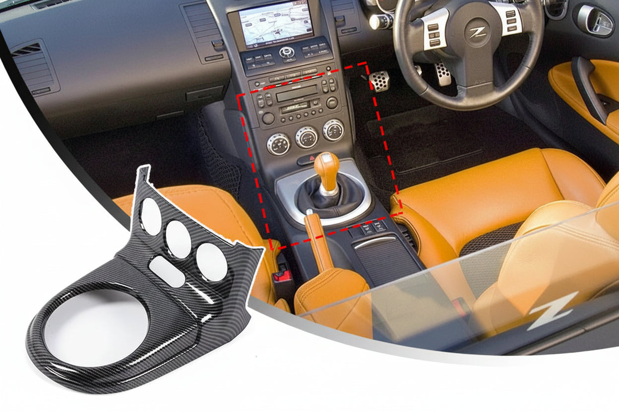 Garnitures intérieurs et extérieurs en fibre de Carbone Pour Nissan 350Z Z33 2003-2006