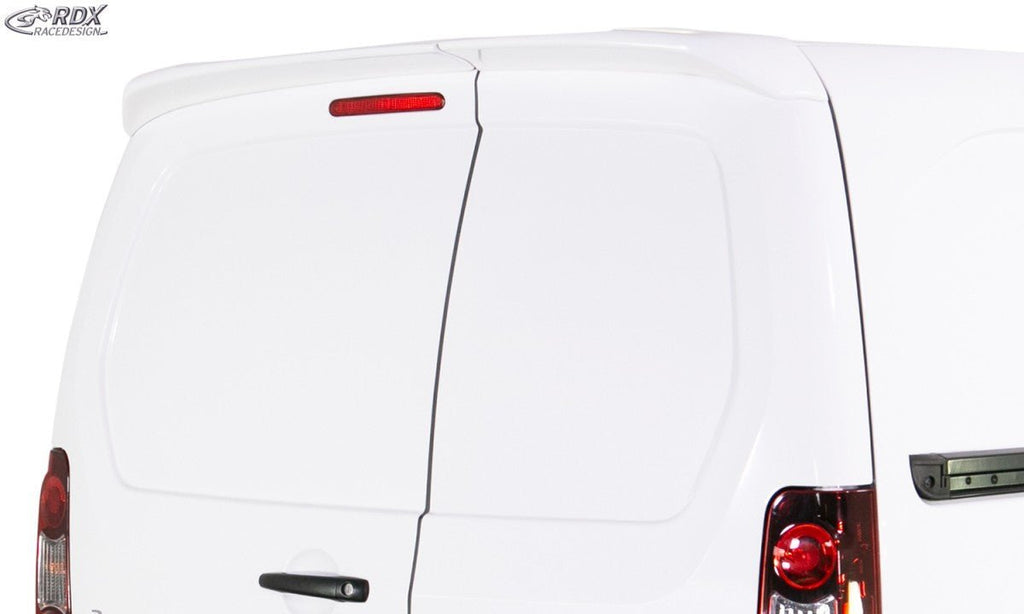 Aileron de toit RDX pour CITROEN Berlingo, PEUGEOT Partner & Rifter, OPEL Combo, TOYOTA ProAce City portes battantes arrière - MS accessoires Auto