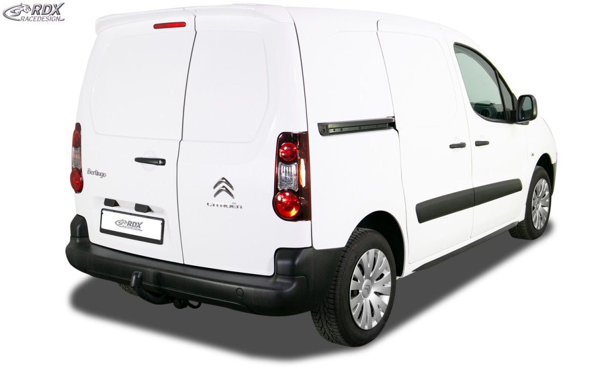 Aileron de toit RDX pour CITROEN Berlingo, PEUGEOT Partner & Rifter, OPEL Combo, TOYOTA ProAce City portes battantes arrière - MS accessoires Auto