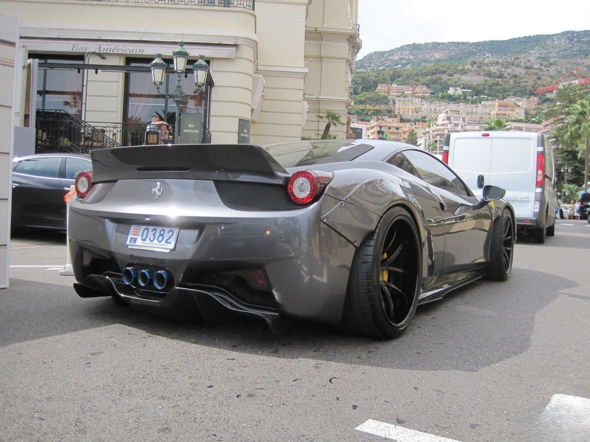 Aileron Spoiler arrière pour Ferrari F458 Coupé Italia et Spider 2010-2014 en fibre de Carbone haute brillance - MS accessoires Auto