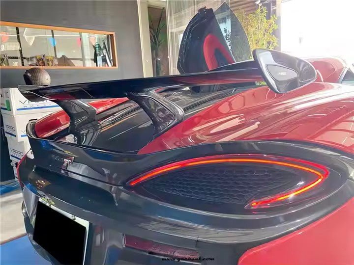 Aileron Spoiler McLaren 540C 570S 600LT 2016-2020 en fibre de Carbone brillante - MS accessoires Auto
