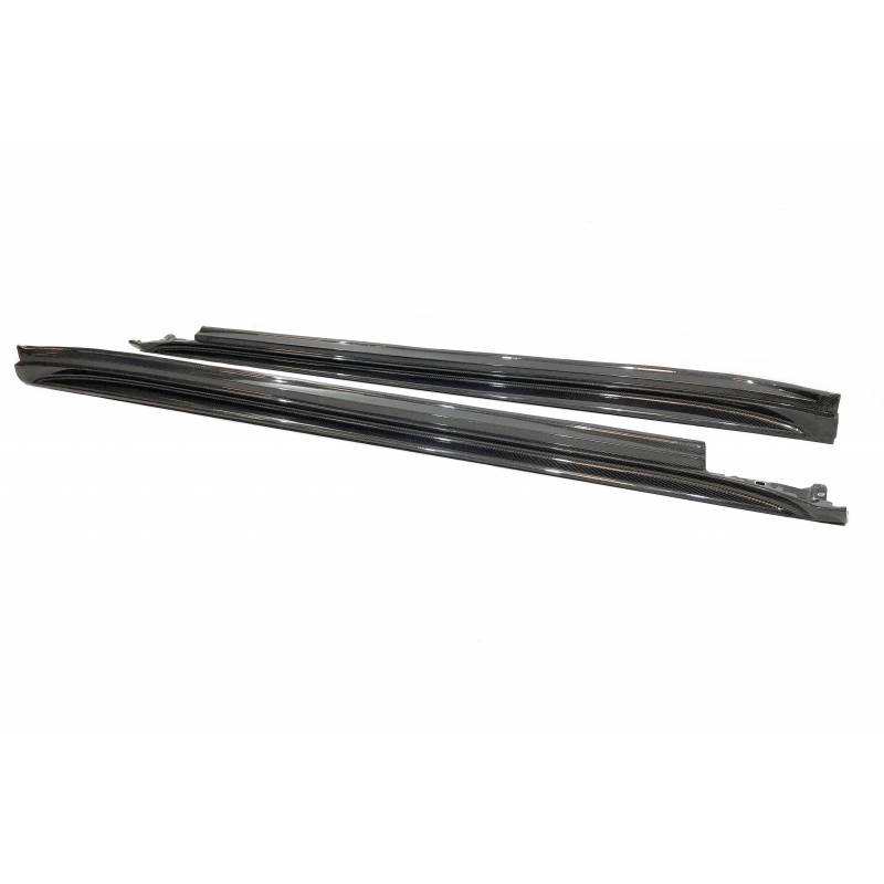 Bas de caisse Jeu de Jupes Porsche Panamera 971 Carbone - MS accessoires Auto