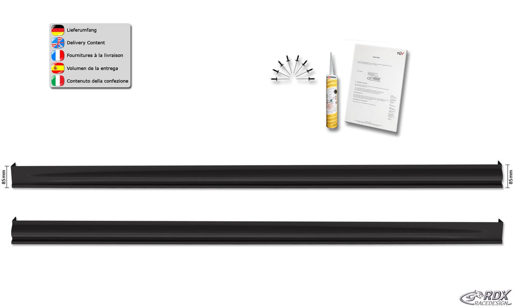 Bas de caisse RDX pour HYUNDAI Coupé GK "Edition" 02 - 06 - MS accessoires Auto