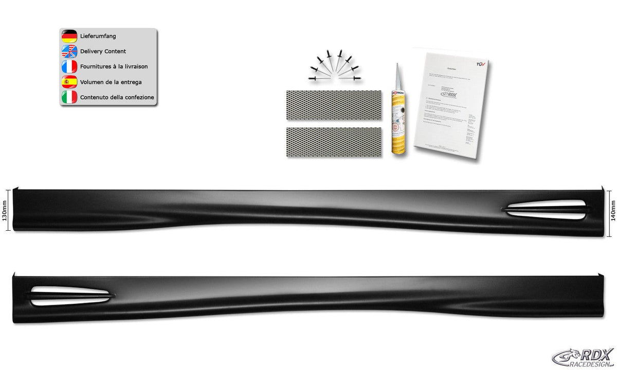 Bas de caisse RDX pour TOYOTA Auris E180 -2015 "GT4" - MS accessoires Auto