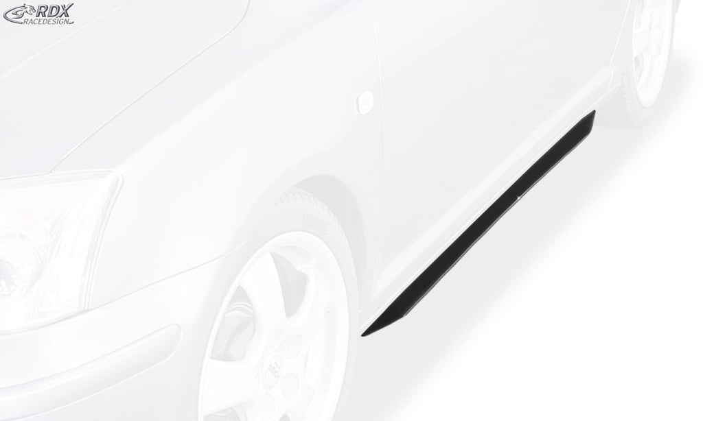 Bas de caisse RDX pour TOYOTA Avensis (T25) 2003-2009 "Slim" Noir brillant - MS accessoires Auto