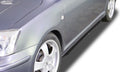 Bas de caisse RDX pour TOYOTA Avensis (T25) 2003-2009 "Slim" Noir brillant - MS accessoires Auto