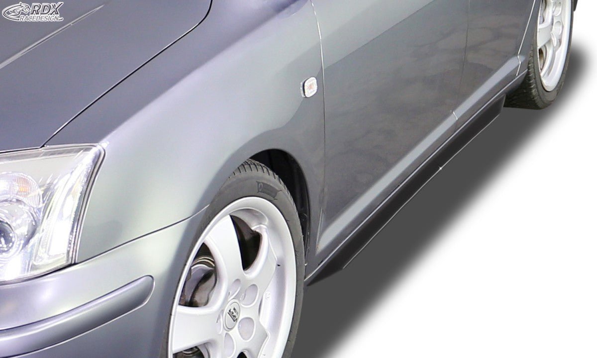 Bas de caisse RDX pour TOYOTA Avensis (T25) 2003-2009 "Slim" Noir brillant - MS accessoires Auto