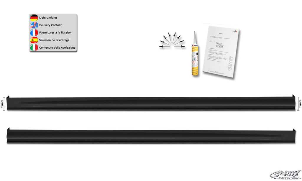 Bas de caisse RDX pour TOYOTA Yaris (XPA1) 2020+ "Edition" - MS accessoires Auto