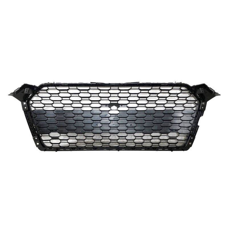 Grelha dianteira para Audi A5 18-20 Look RS5 Preto brilhante com câmara