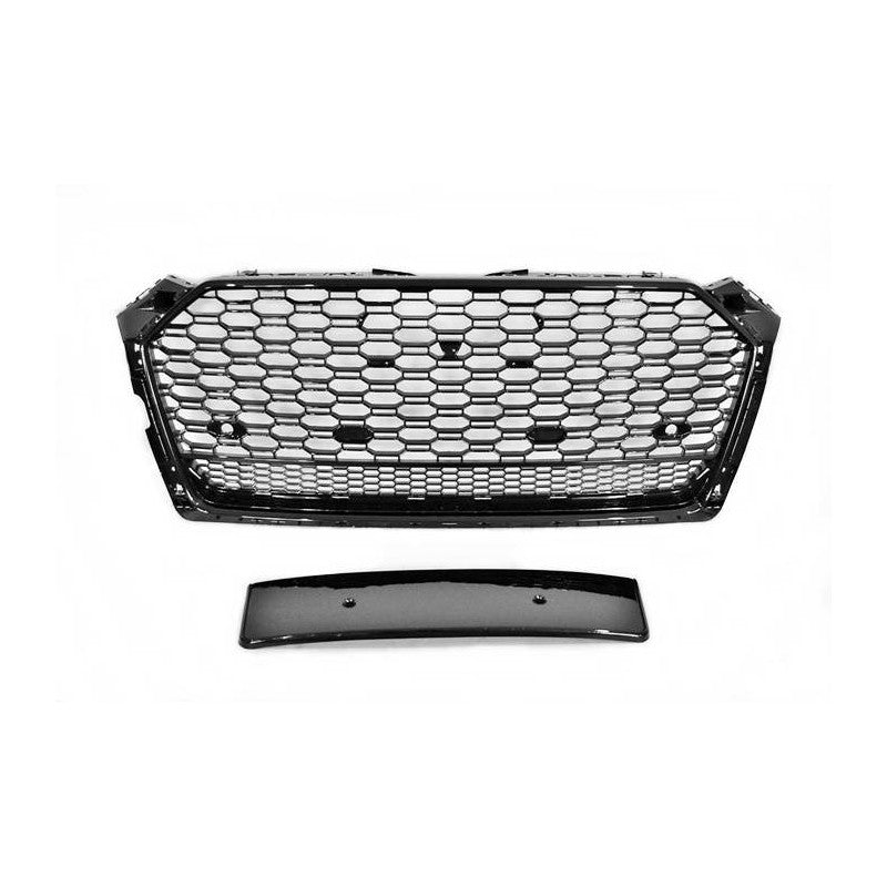 Grille de calandre pour Audi A5 2017 Look RS5 Noire