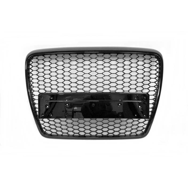 Czarna przednia kratka wlotu powietrza do Audi A6 '04-08 C6