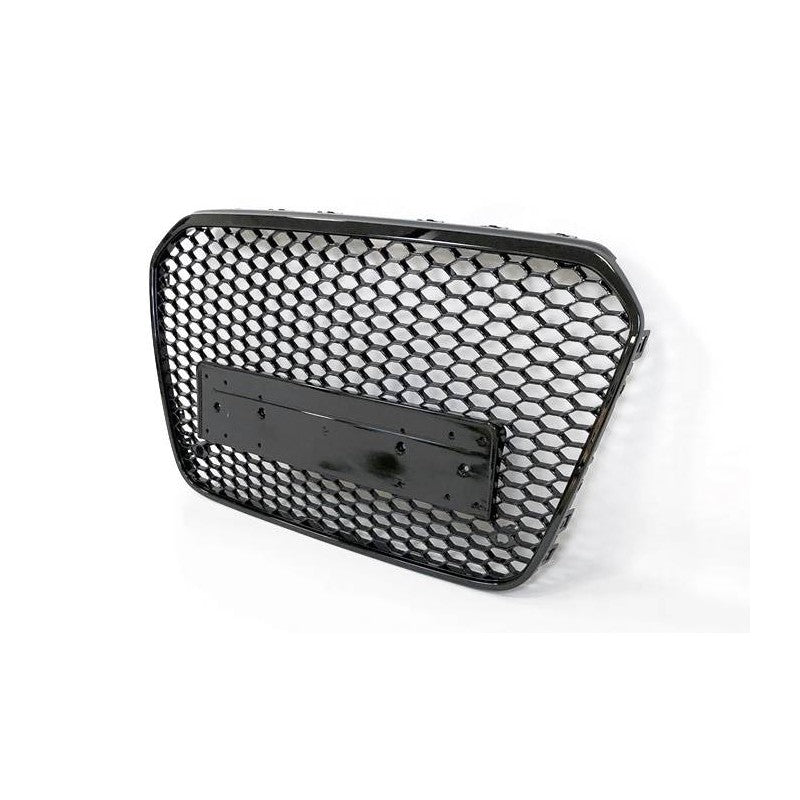 Grille de calandre pour Audi A6 11-15 C7 Look RS6 Noire
