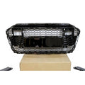 Grelha dianteira para AUDI A6 2020 C8 Look RS6 Preto