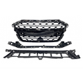 Grelha dianteira para Audi A3 2021+ Look RS3 Preto