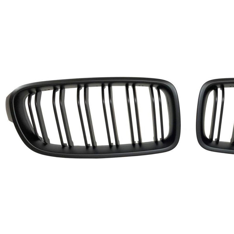Frontgrill für BMW F30 Look M4 Matt Schwarz