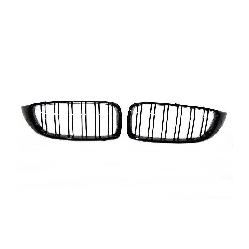 Grille de calandre pour BMW F32 / F33 / F36 Look M4 Noire Brillante