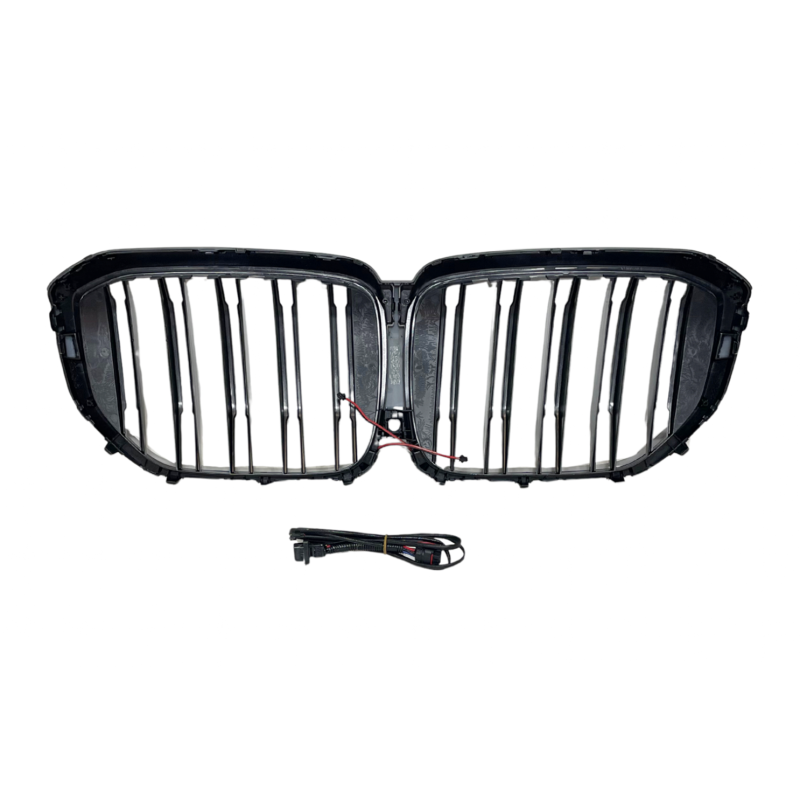 Calandre Avant pour BMW G05 X5 LCI LED Noire Brillante / chromée