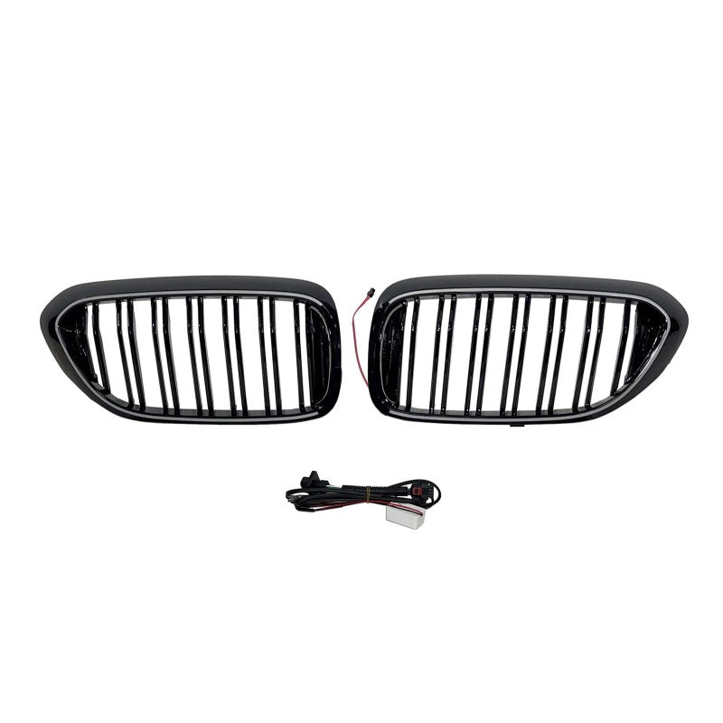 Vordere Kühlergrill für BMW G30 / G31 LED Hochglanz Schwarz  