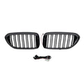 Vordere Kühlergrill für BMW G30 / G31 LED Hochglanz Schwarz  