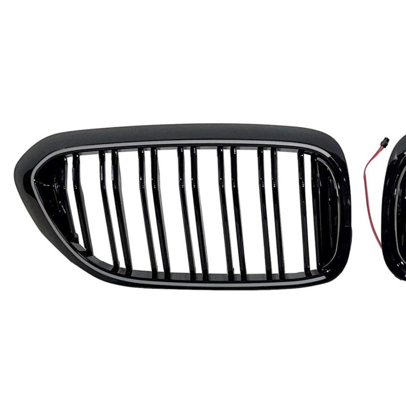 Vordere Kühlergrill für BMW G30 / G31 LED Hochglanz Schwarz  