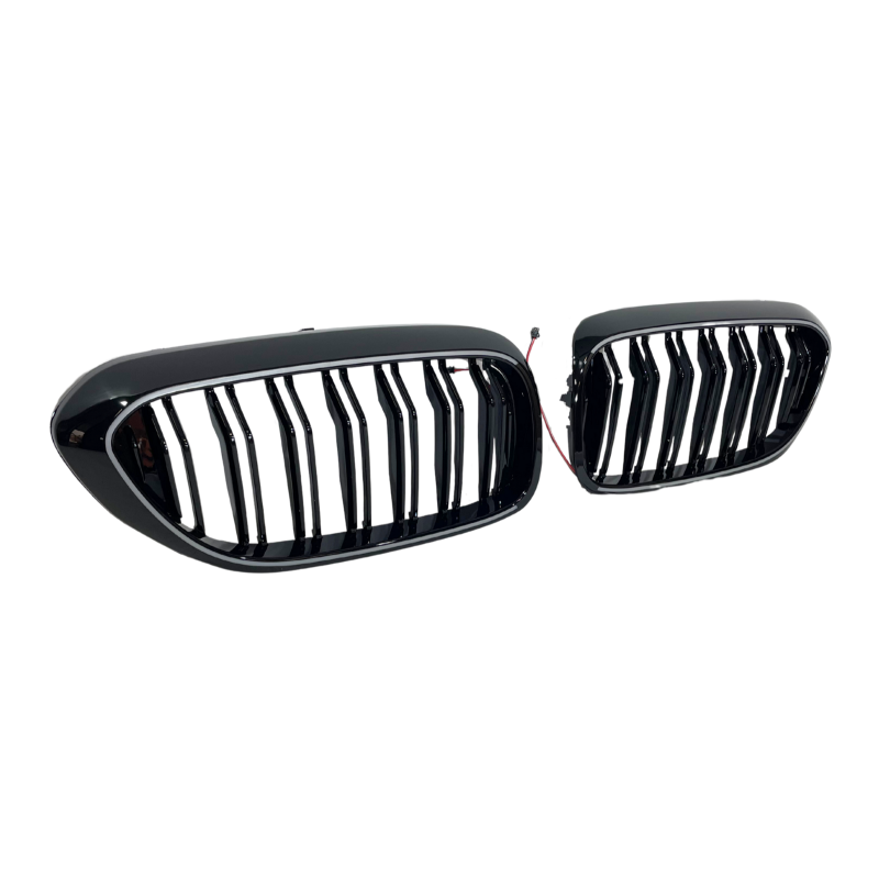 Vordere Kühlergrill für BMW G30 / G31 LED Hochglanz Schwarz  
