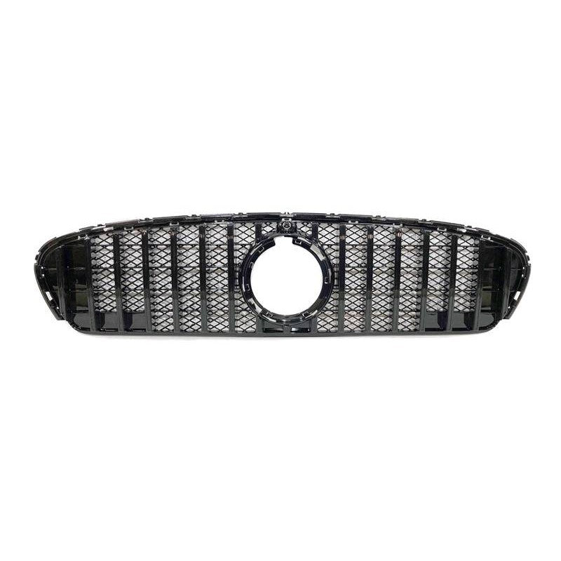Front Grille for Mercedes GLC X253 2020 GT Black Look with Camera