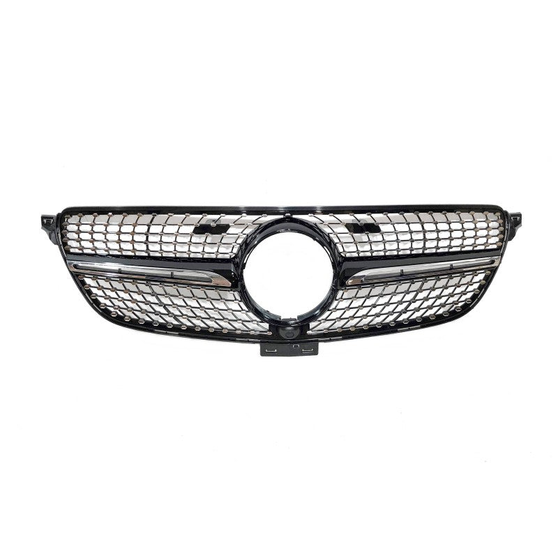 Front Grille for Mercedes GLE Coupe C292 (2015-2018) / GLE W166 SUV (2015-2018) Diamond Look with Camera